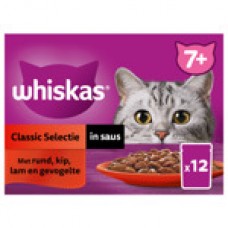 Whiskas MP pouch senior classic in saus 12 x 85 gr